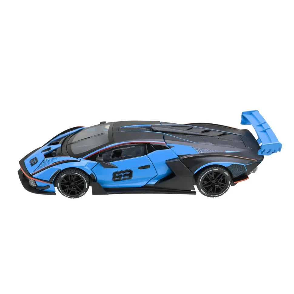 Машинка Lamborghini AP7700 1:24 метал-пластик синя 22x8,5x4,5 см