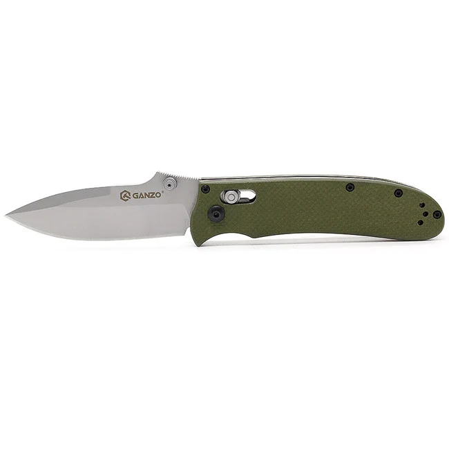 Складаний ніж Ganzo G704 20x8,6 см 440С зелений G10