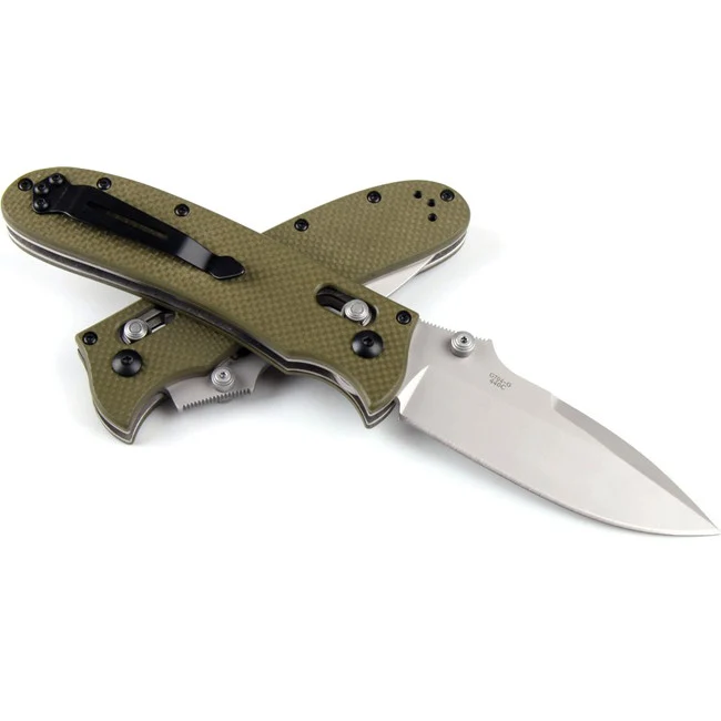 Складаний ніж Ganzo G704 20x8,6 см 440С зелений G10