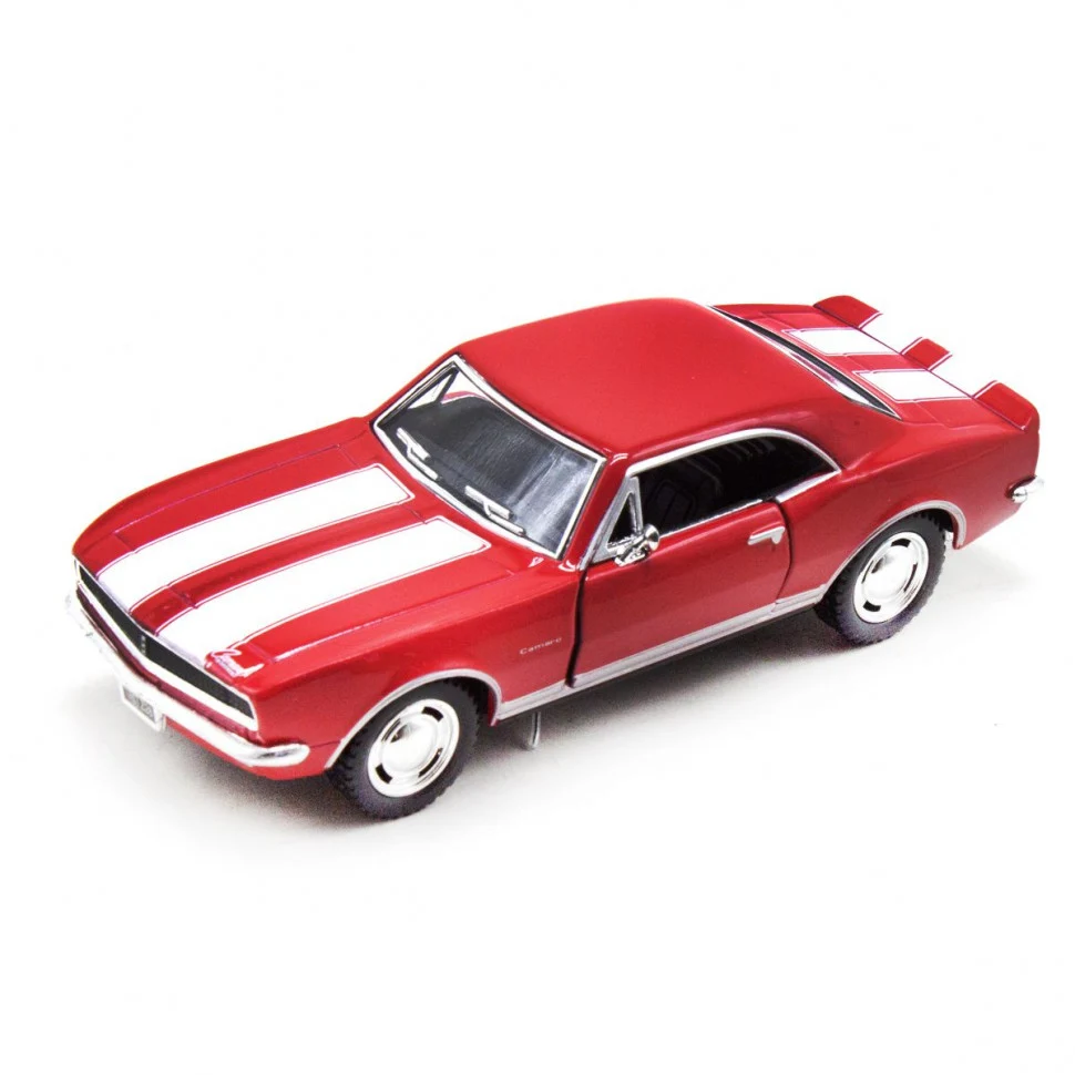 Дитяча модель машинки Chevrolet Camaro Z інерційна 1:37 метал червона 16х7х8 см
