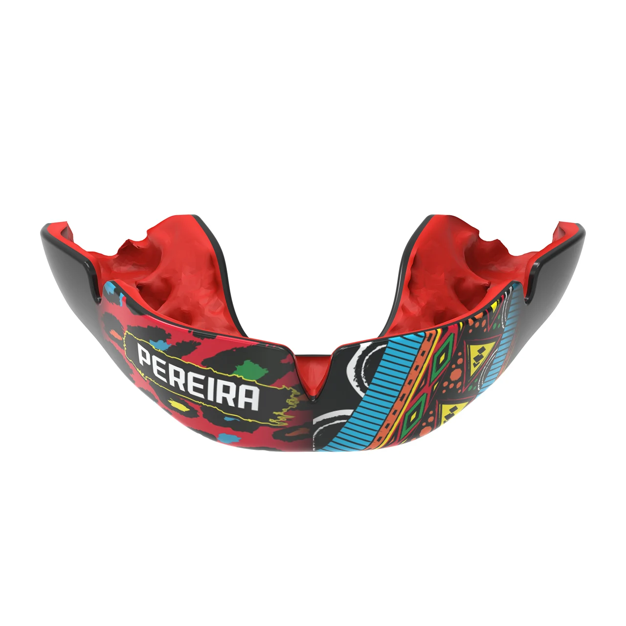Капа боксерська OPRO UFC Alex Pereira чорна високоякісний полімер доросла 11+