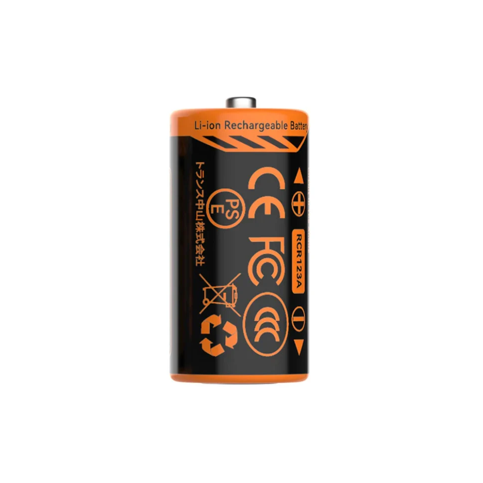 Акумулятор літій-іонний Flextail ZERO BATTERY RCR123A 900mAh USB Type-C 3,7В 18г