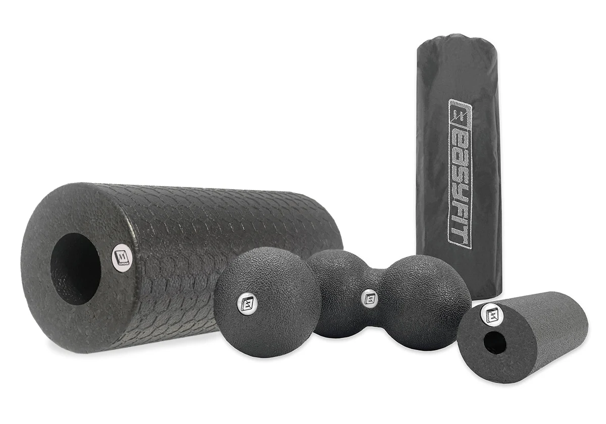 Масажний набір EasyFit MioSet-3 ЕПП 33х14 см Чорний