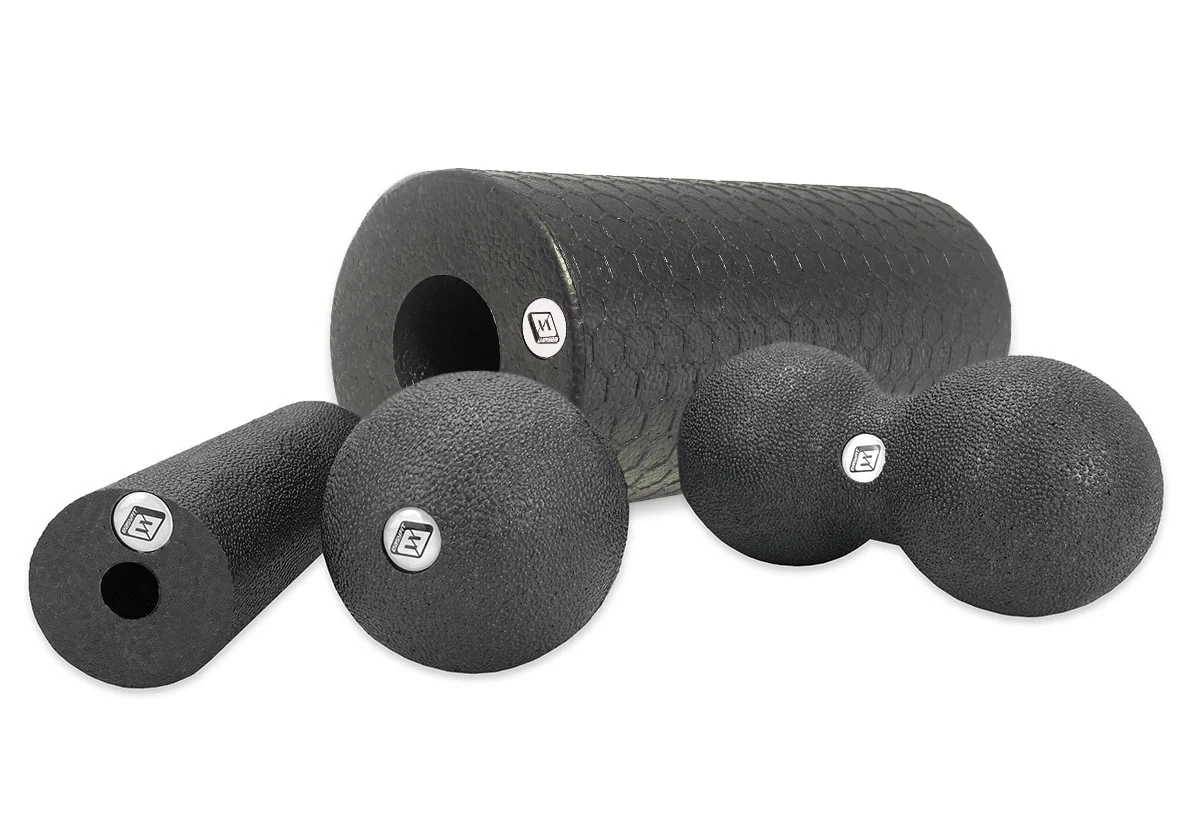 Масажний набір EasyFit MioSet-3 ЕПП 33х14 см Чорний
