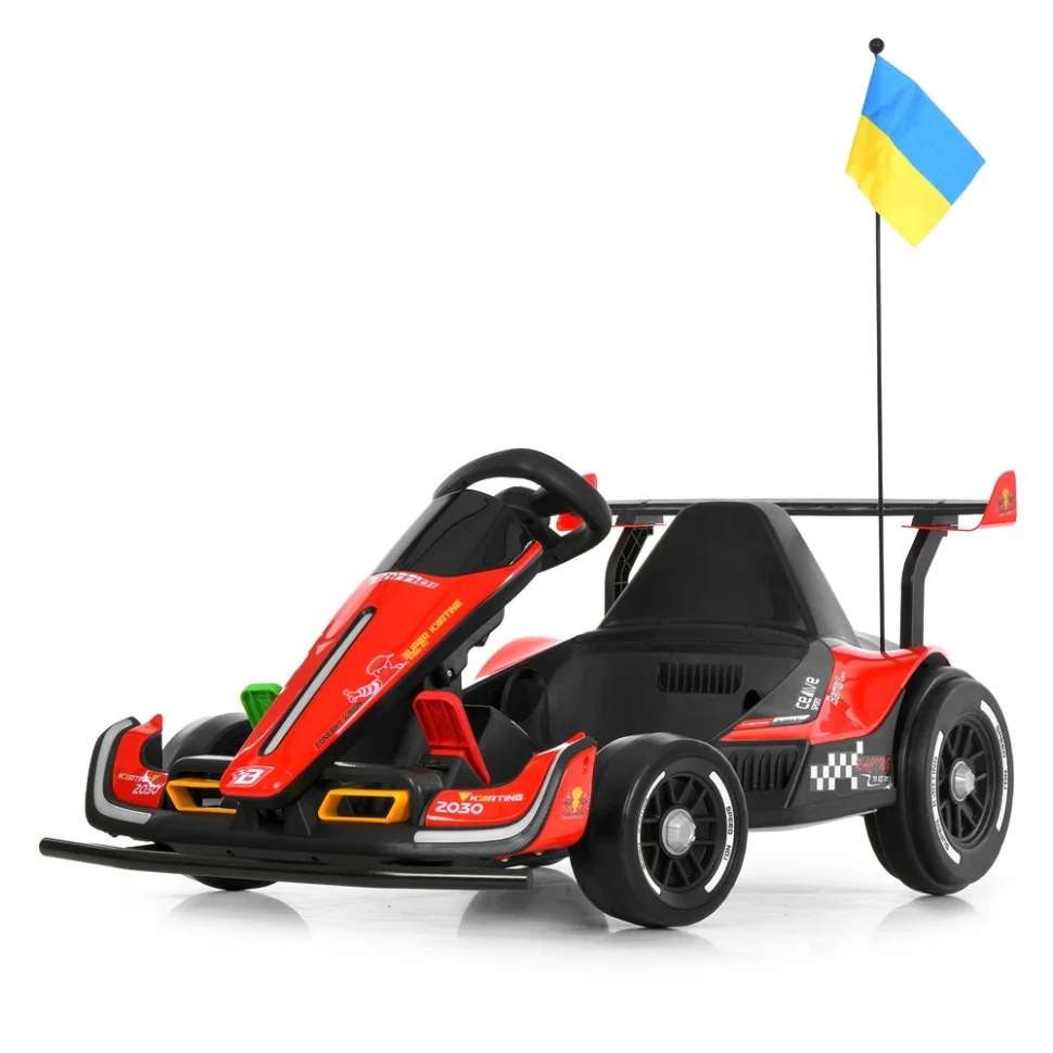 Електрокарт Bambi Kart M 6322EBLR 2×150W 24V 14Ah до 50 кг 117х68х48 см чорний