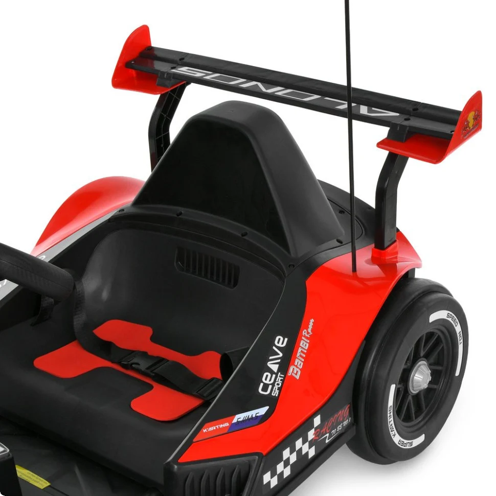 Електрокарт Bambi Kart M 6322EBLR 2×150W 24V 14Ah до 50 кг 117х68х48 см чорний
