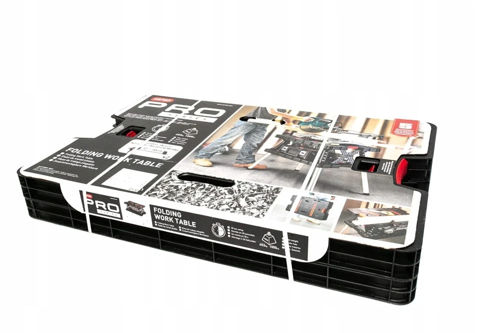 Складаний стіл-верстак Keter Folding Work Table Pro 85х55х75,5 см з 2 струбцинами