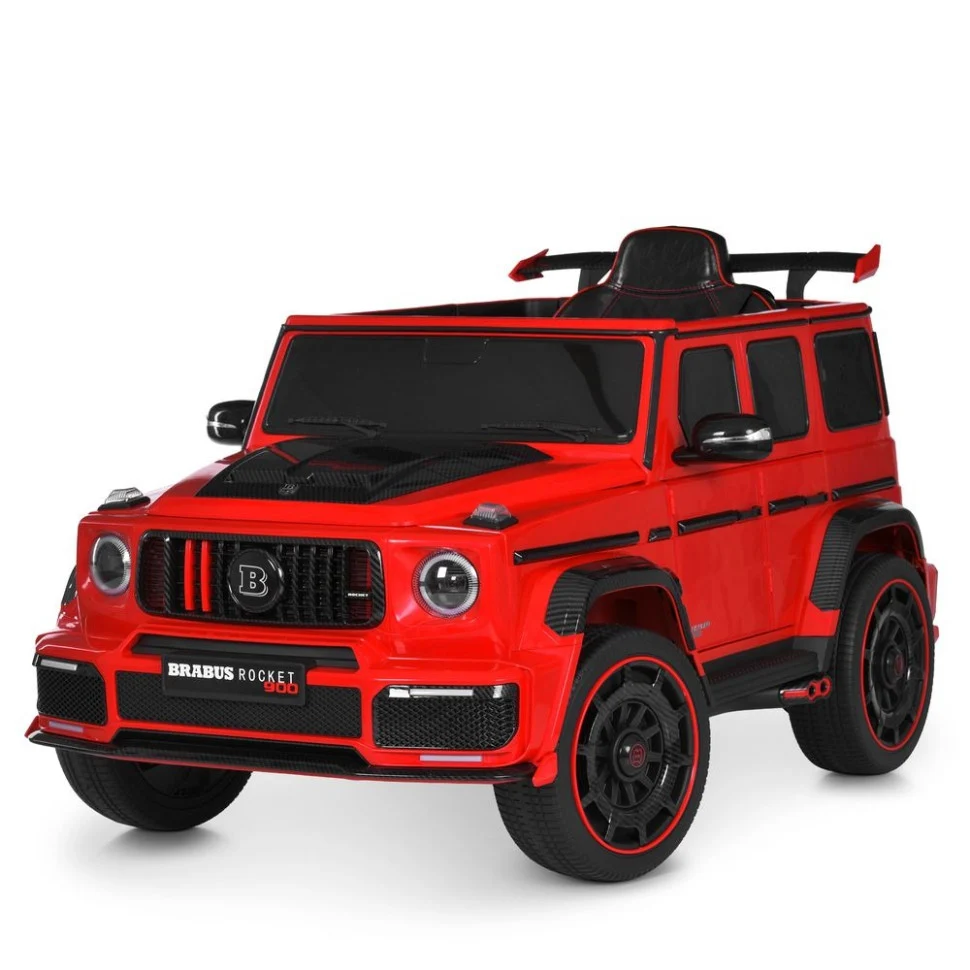 Дитячий електромобіль Джип M 6257EBLR-3 12 В 30 кг Червоний Пластик