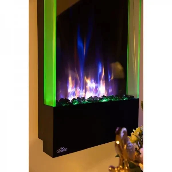 Електрокамін вертикальний Allure Vertical 32 750-1500 Вт чорний 81,3x14,2x40,6 см