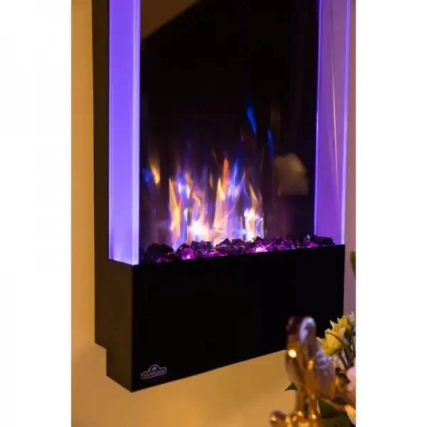 Електрокамін вертикальний Allure Vertical 32 750-1500 Вт чорний 81,3x14,2x40,6 см