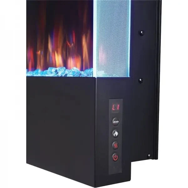 Електрокамін вертикальний Allure Vertical 32 750-1500 Вт чорний 81,3x14,2x40,6 см