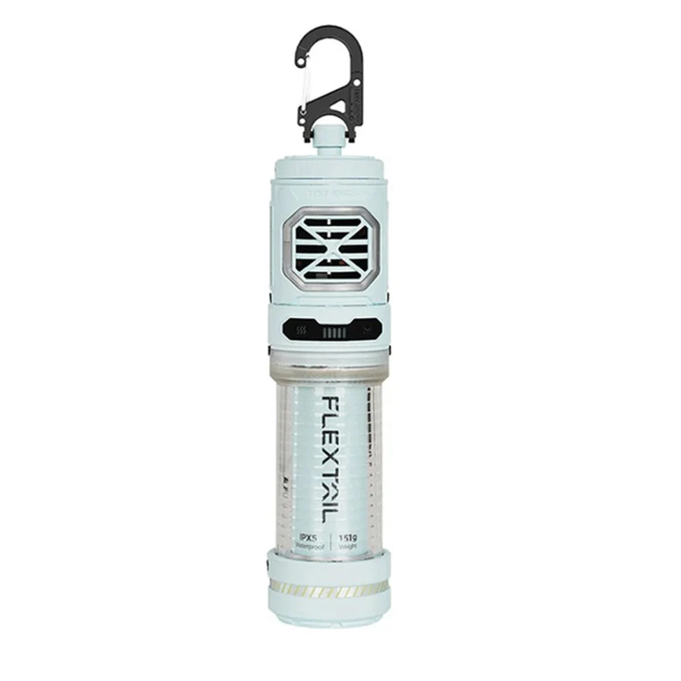 Фумігатор-ліхтар Flextail Tiny Repel S 36х36х144 мм блакитний вбудований акумулятор IPX5