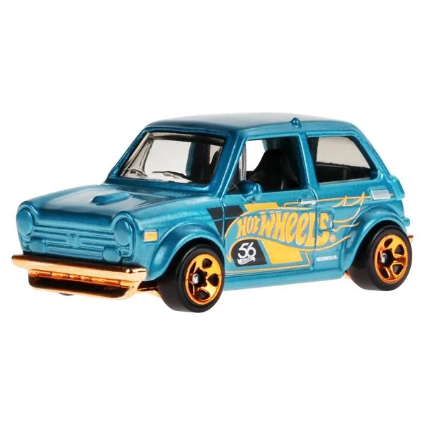 Машинка Hot Wheels Custom 70 Honda N600 1:64 Перламутровий Хромований Метал Пластик