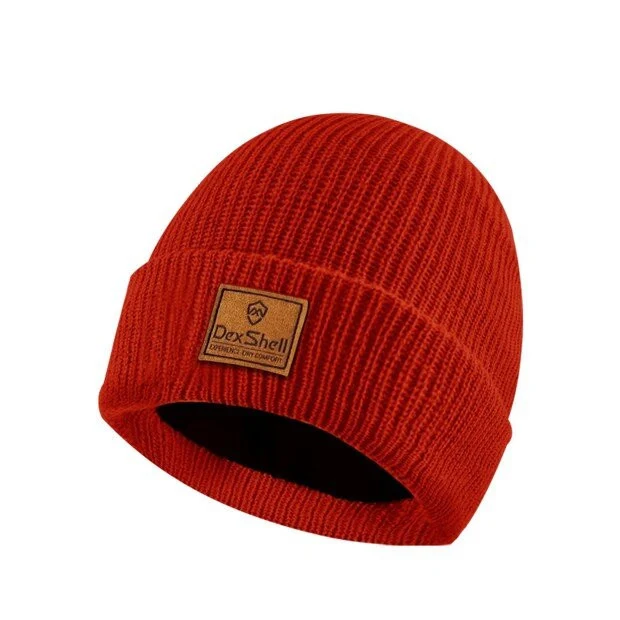 Шапка водонепроникна Dexshell Watch Beanie зимова 94% поліестер червона