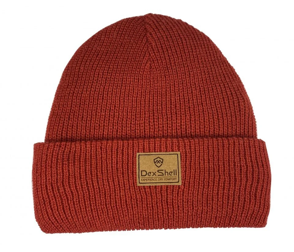 Шапка водонепроникна Dexshell Watch Beanie зимова 94% поліестер червона