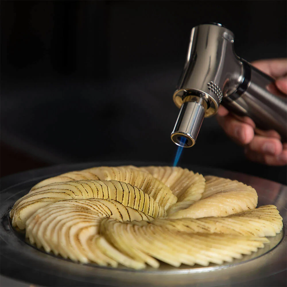 Професійний газовий пальник O-GRILL GJ ONE 1300°C сірий металік 107х53х160 мм