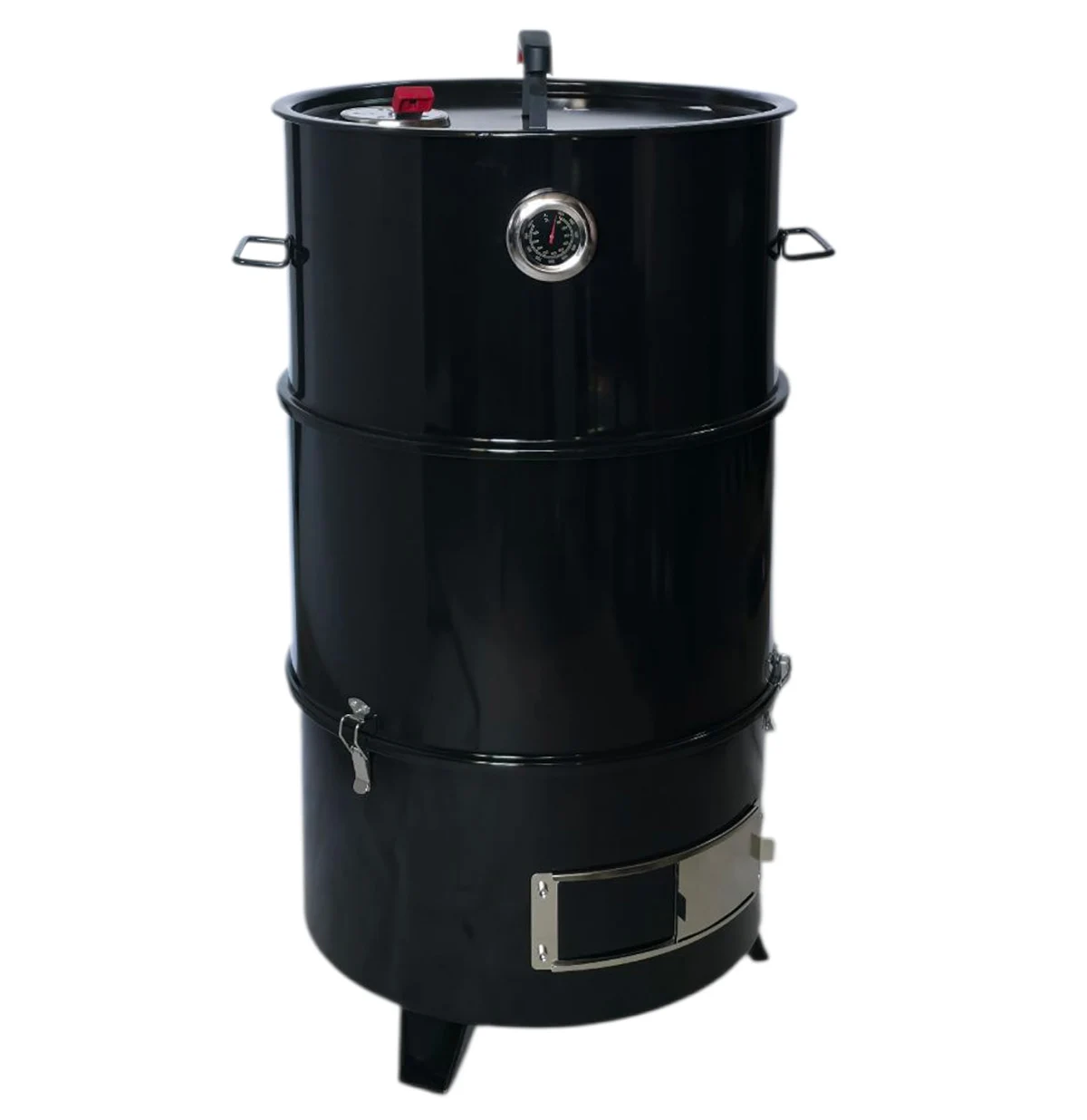 Вугільна коптильня Barrel Smoker 400051 сталева 50х50х100 см