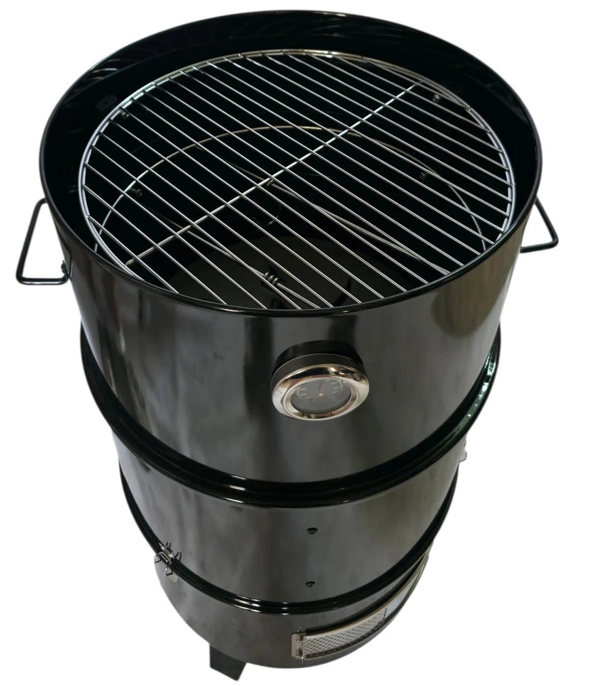 Вугільна коптильня Barrel Smoker 400051 сталева 50х50х100 см