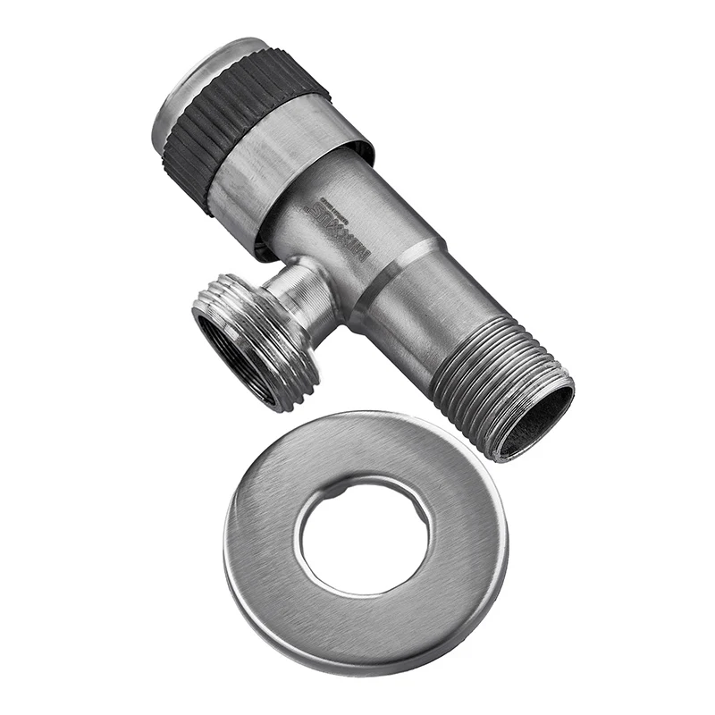 Кран для підключення сантехприладів 1/2"x3/4" нержавіюча сталь SUS304 Mixxus VAL-05-1/2x3/4