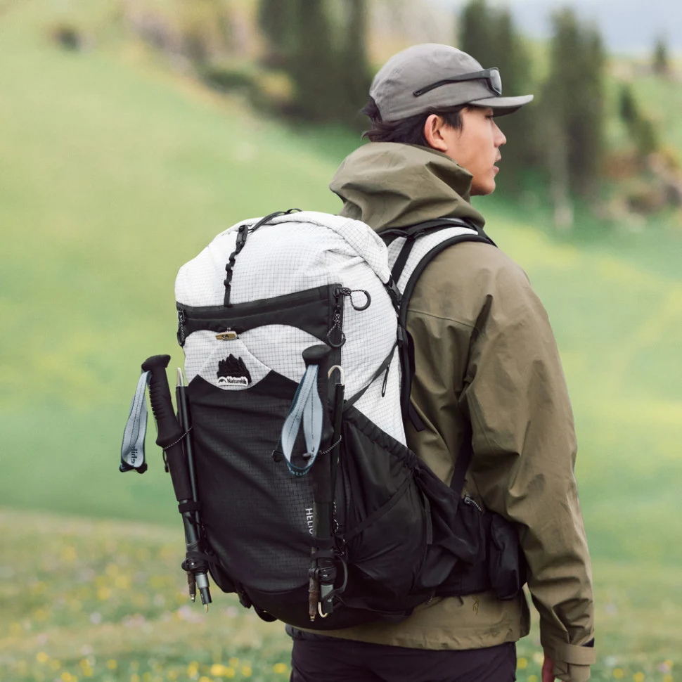 Туристичний рюкзак Naturehike CNK2450XB016 40 л Cordura чорний L