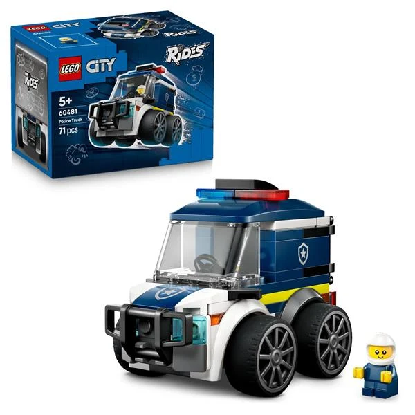 Конструктор LEGO Поліцейська вантажівка 71 деталь пластик 60481