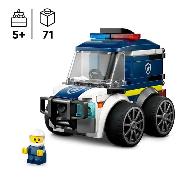 Конструктор LEGO Поліцейська вантажівка 71 деталь пластик 60481