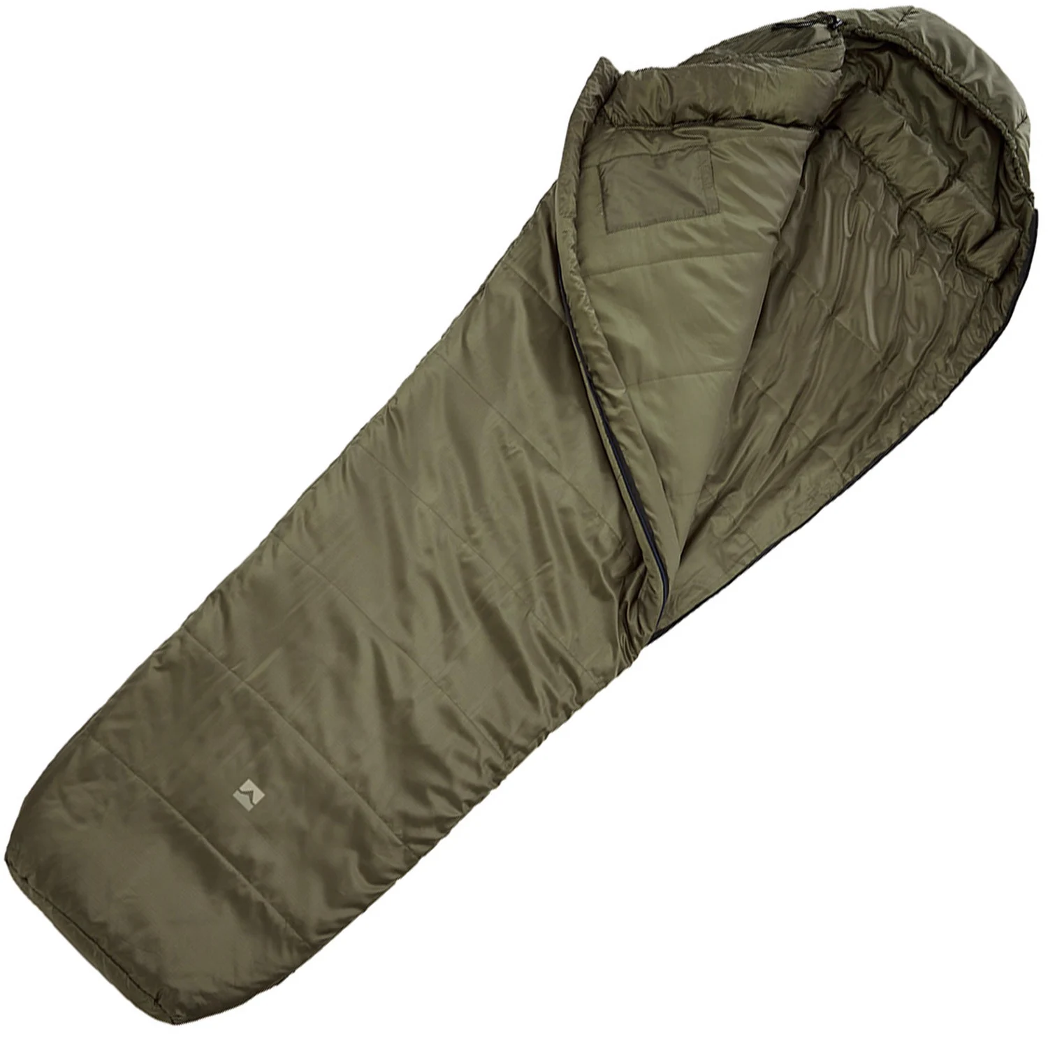 Спальний мішок Wechsel Wildfire -5° L Кокон 220х80 см Polyester Mud Green