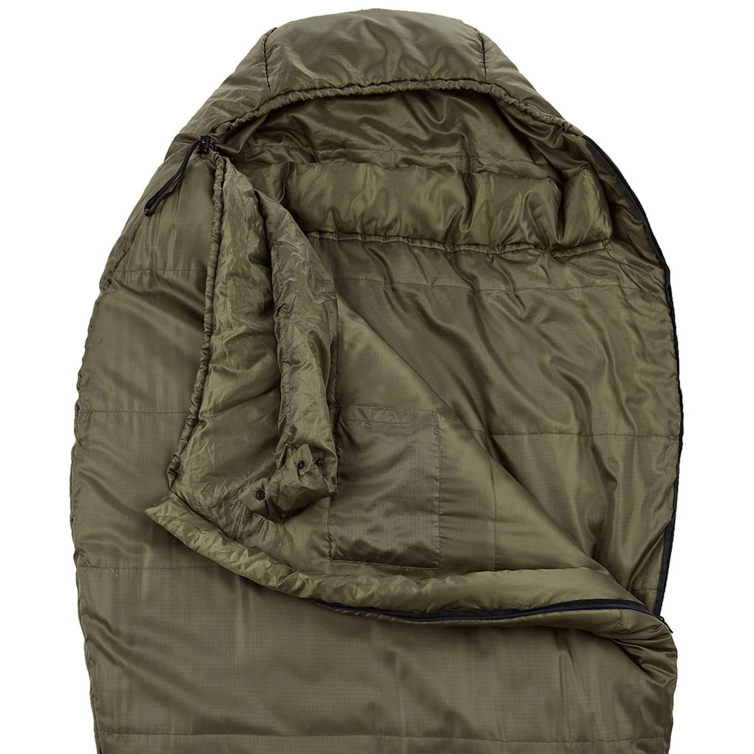 Спальний мішок Wechsel Wildfire -5° L Кокон 220х80 см Polyester Mud Green
