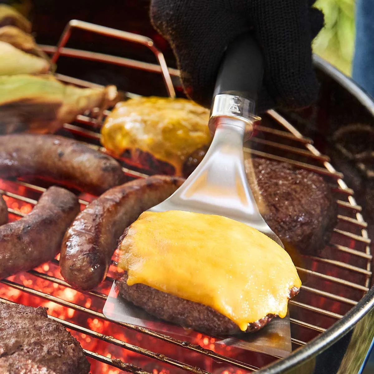 Вугільний гриль Weber Original Kettle 57 см хромована сталь чорний