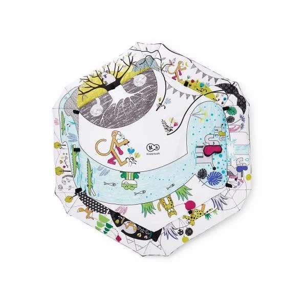 Розвивальний килимок Kinderkraft Smartplay інтерактивний поліестер 96х102,5х57 см різнобарвний