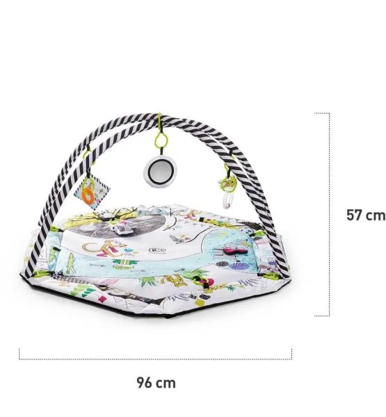 Розвивальний килимок Kinderkraft Smartplay інтерактивний поліестер 96х102,5х57 см різнобарвний