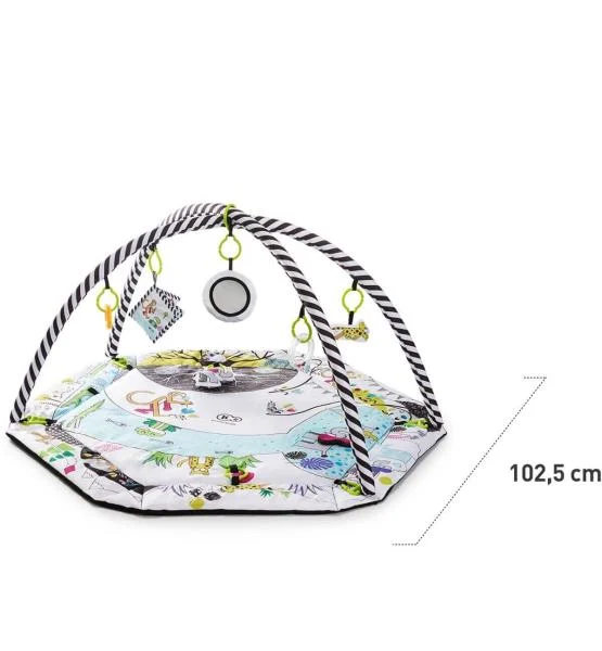 Розвивальний килимок Kinderkraft Smartplay інтерактивний поліестер 96х102,5х57 см різнобарвний