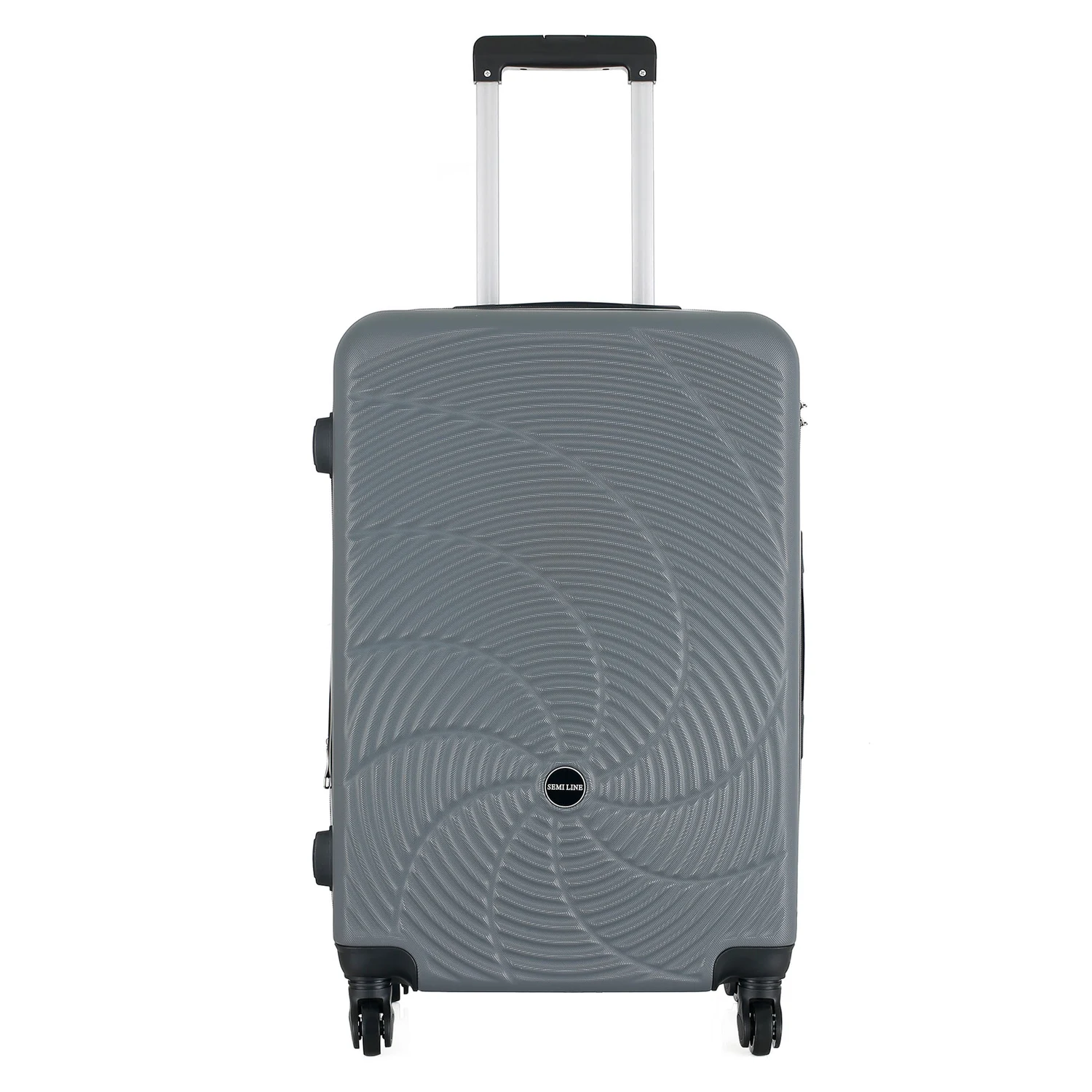 Чемодан Semi Line 24" (M) графітовий ABS-пластик 67 л з розширювальним клапаном