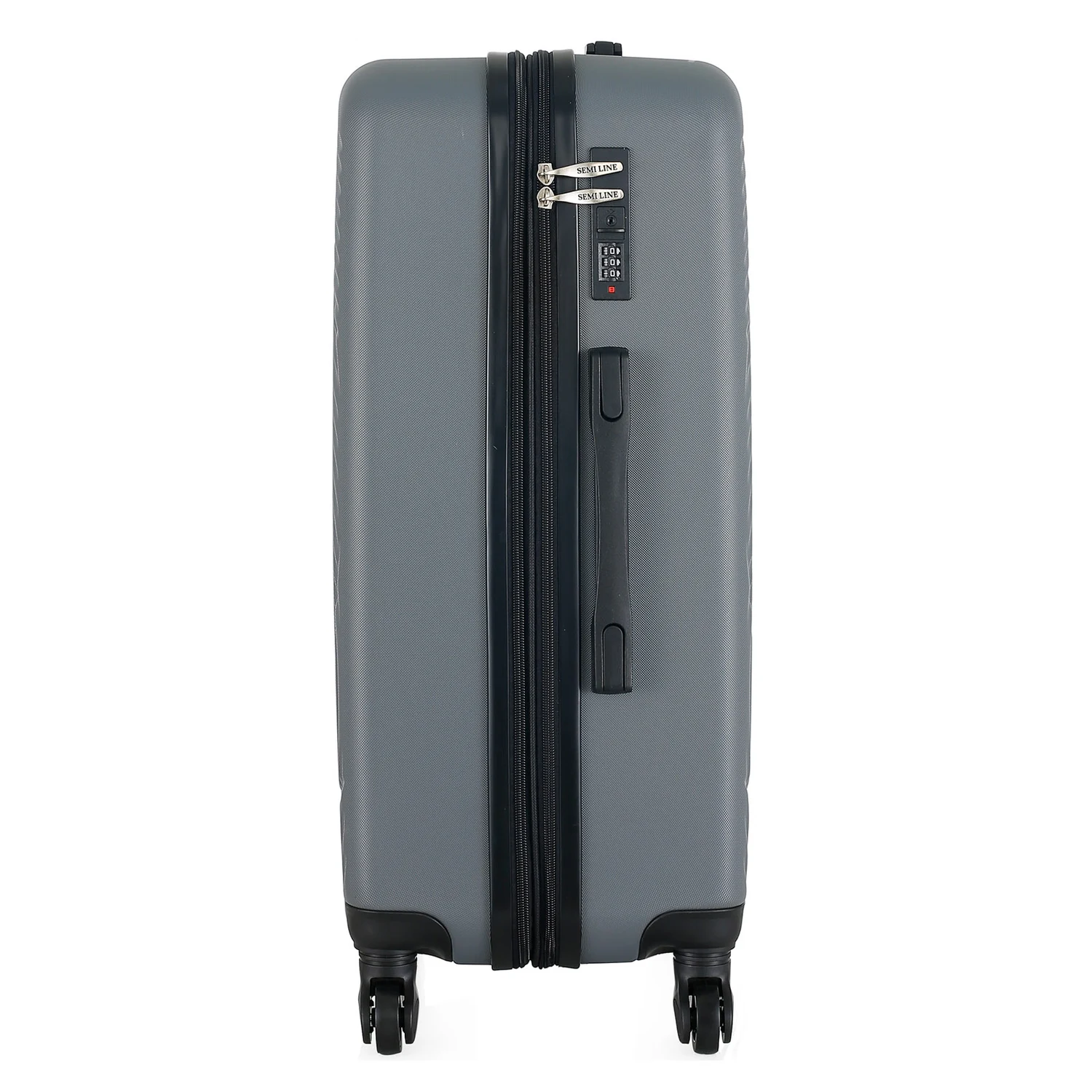 Чемодан Semi Line 24" (M) графітовий ABS-пластик 67 л з розширювальним клапаном