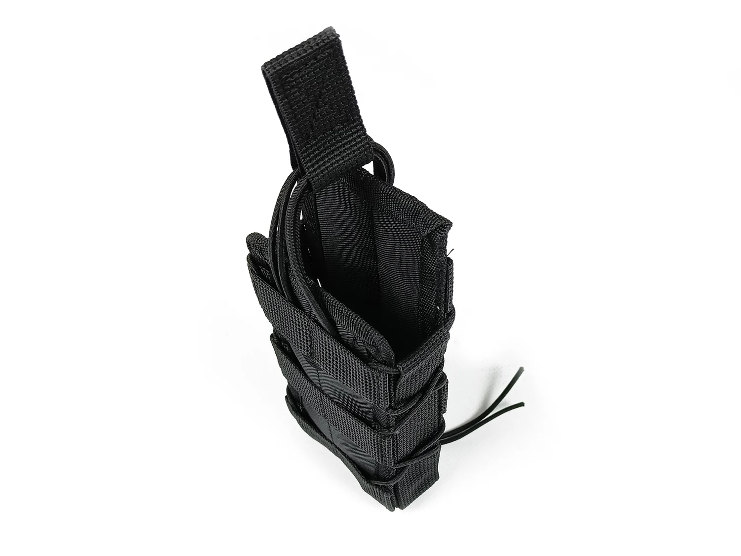 Підсумок одинарний для магазину АК/РПК MOLLE чорний Cordura 1050 висота більше 30 см