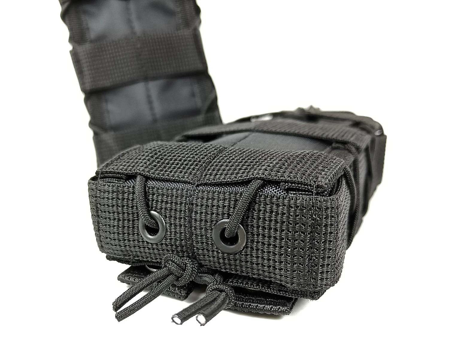 Підсумок одинарний для магазину АК/РПК MOLLE чорний Cordura 1050 висота більше 30 см