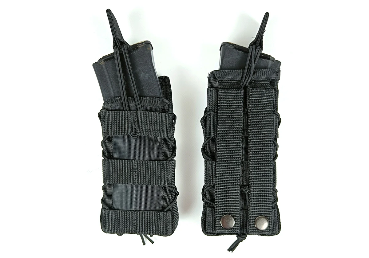 Підсумок одинарний для магазину АК/РПК MOLLE чорний Cordura 1050 висота більше 30 см