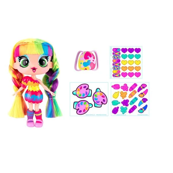 Ігровий набір Decora Girlz D1009 з лялькою 13 см вінілова різнобарвна
