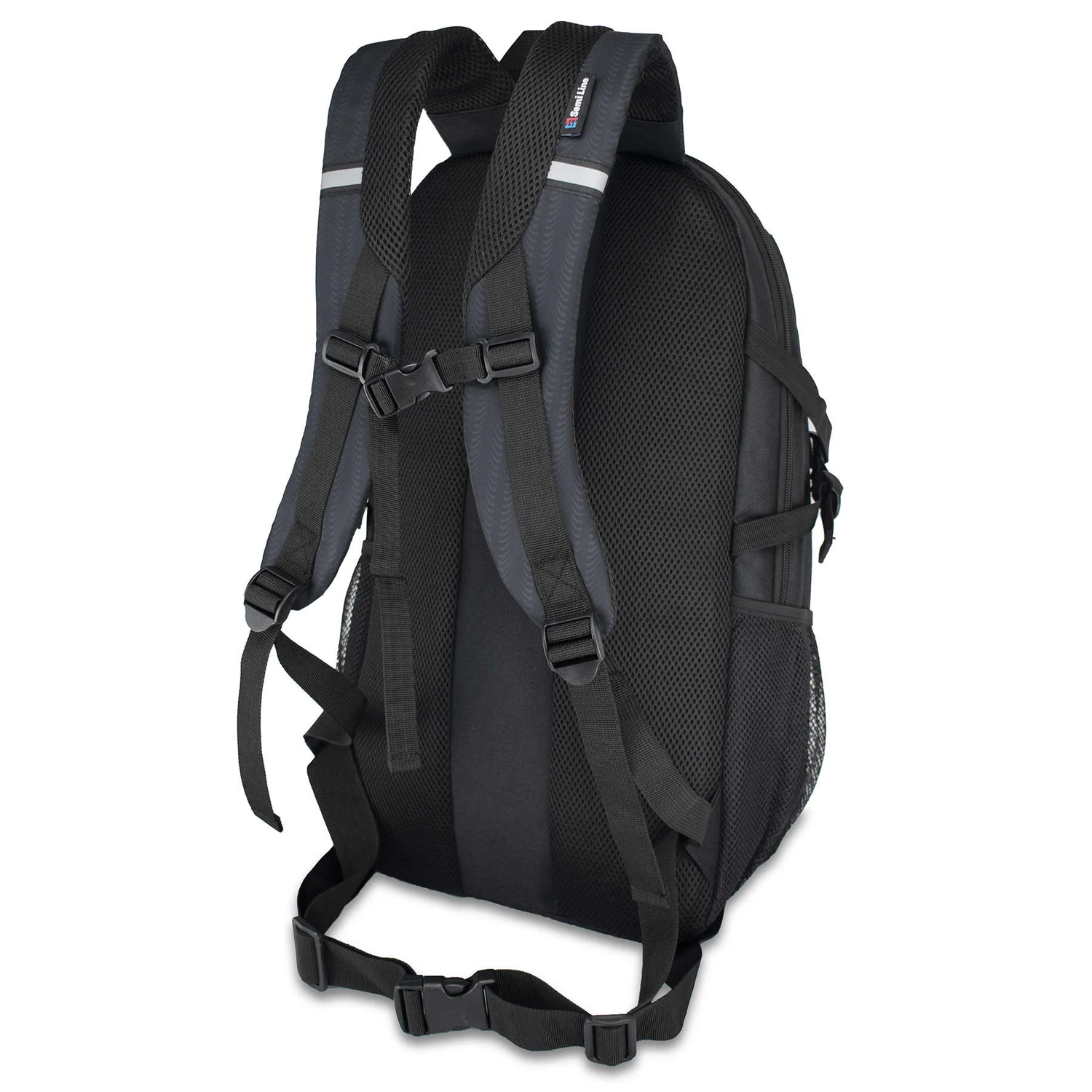 Рюкзак городской Semi Line A3035-1 24 л 600D Polyester PVC 53х30х15 см Чорний