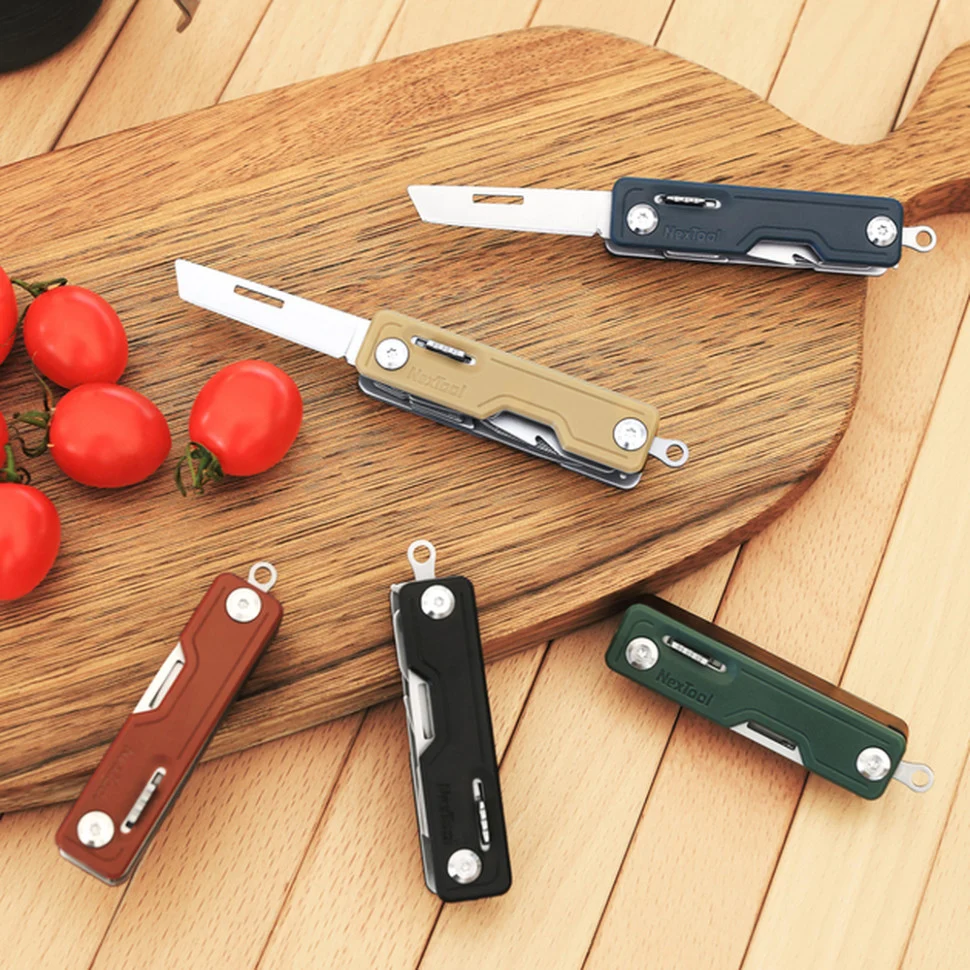Мультитул NexTool Multi Functional Knife 10 функцій сталь 20Cr13 5 см синій 88 г