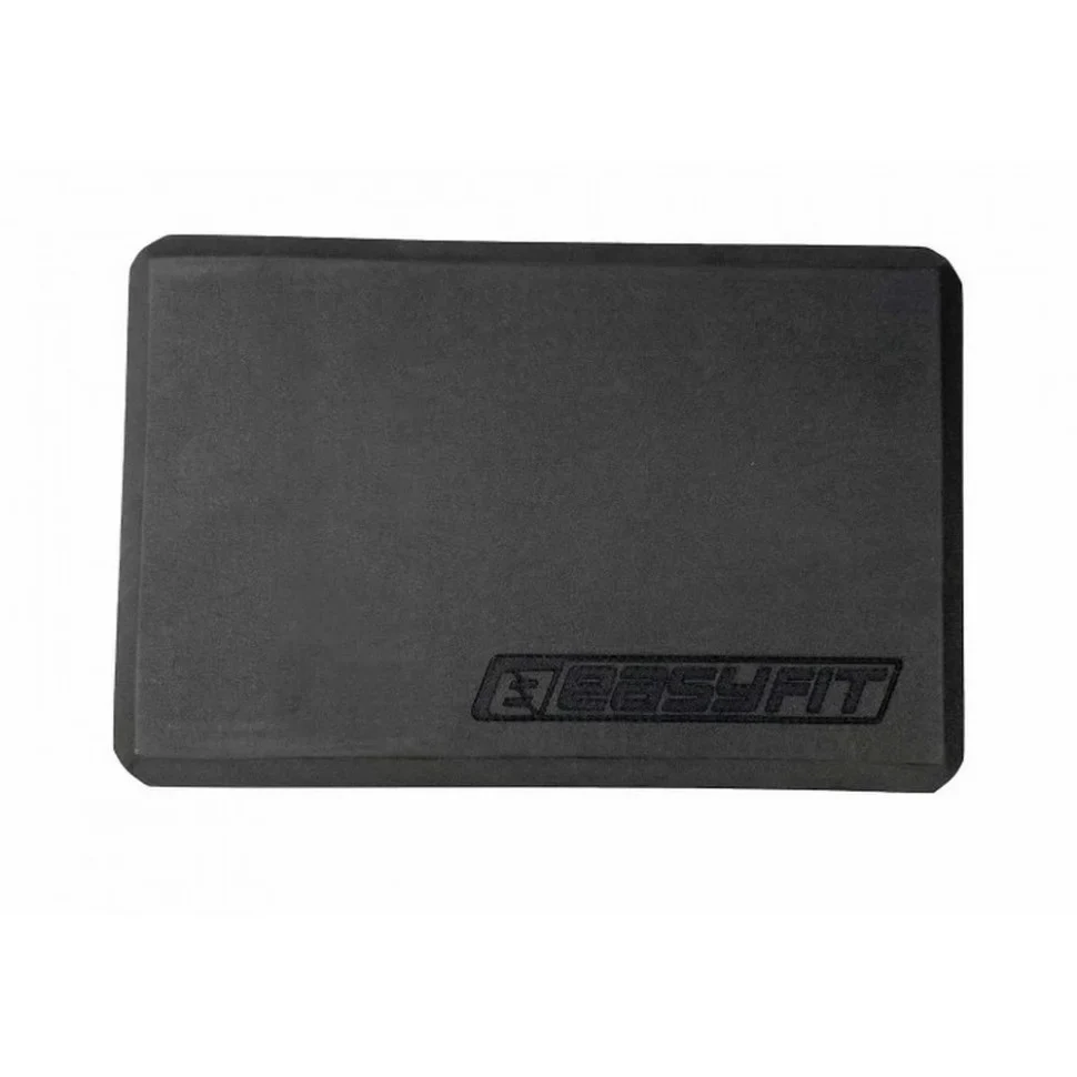 Блок для йоги EasyFit EF-1818-B 23x15,5x7,5 см EVA Чорний