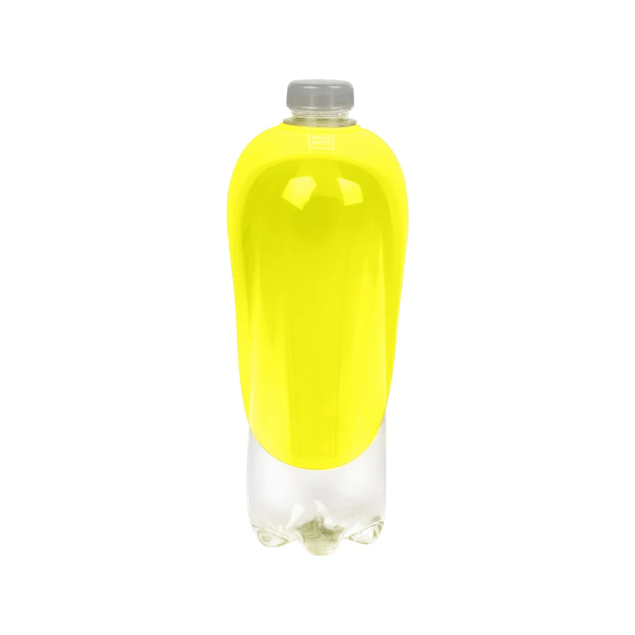 Поїлка-насадка WAUDOG Silicone 165х90 мм силікон жовта