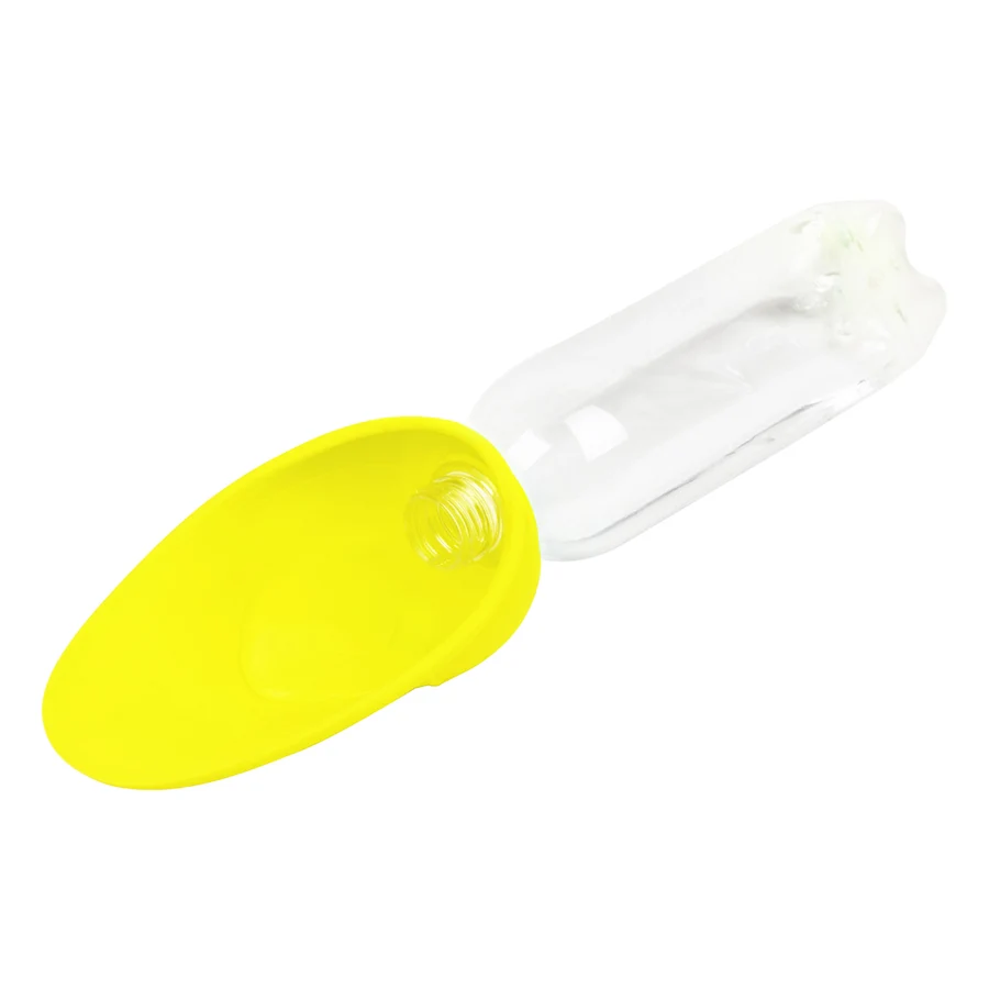 Поїлка-насадка WAUDOG Silicone 165х90 мм силікон жовта