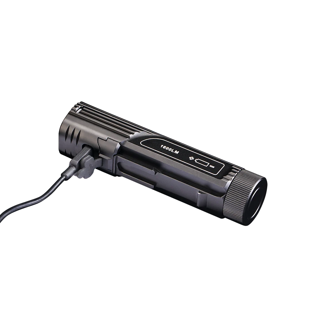 Велофара Fenix BC26R 1600 лм авіаційний алюміній 113х27 мм чорна