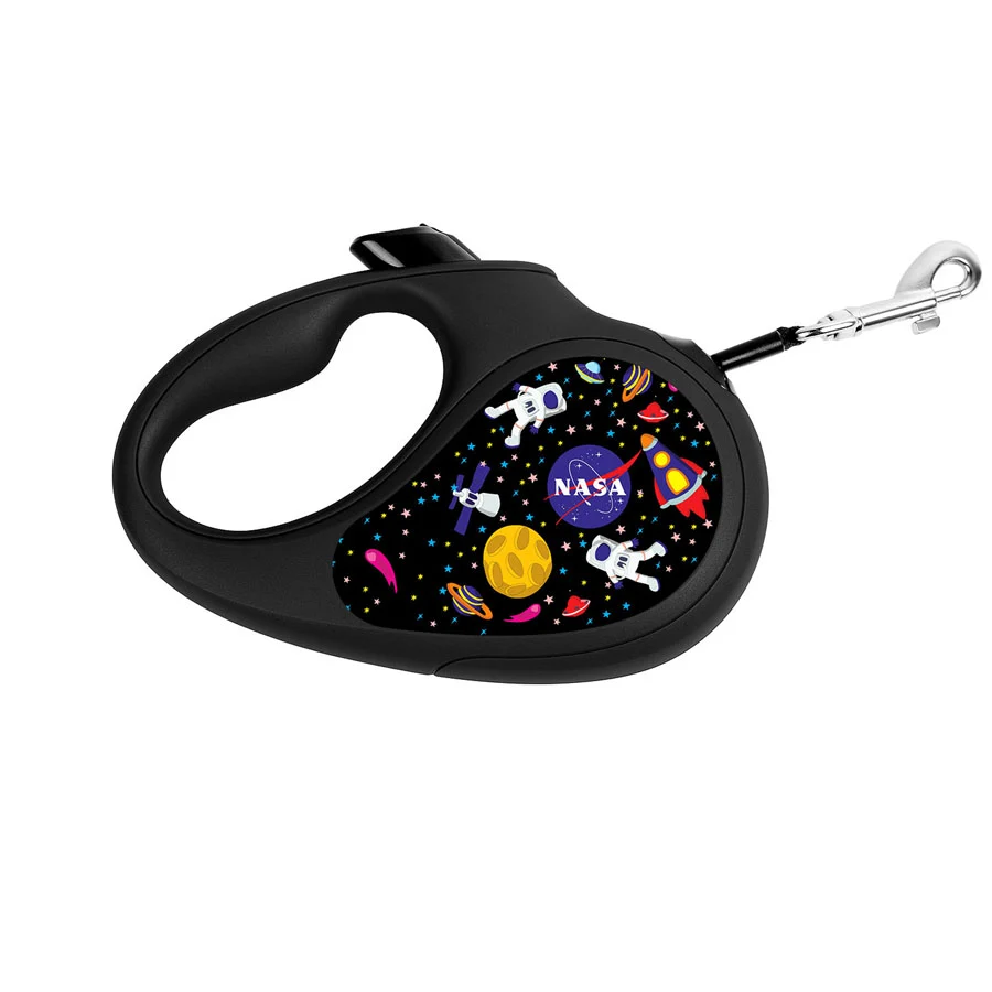 Повідець-рулетка WAUDOG R-leash XS 3 м пластик чорний до 12 кг