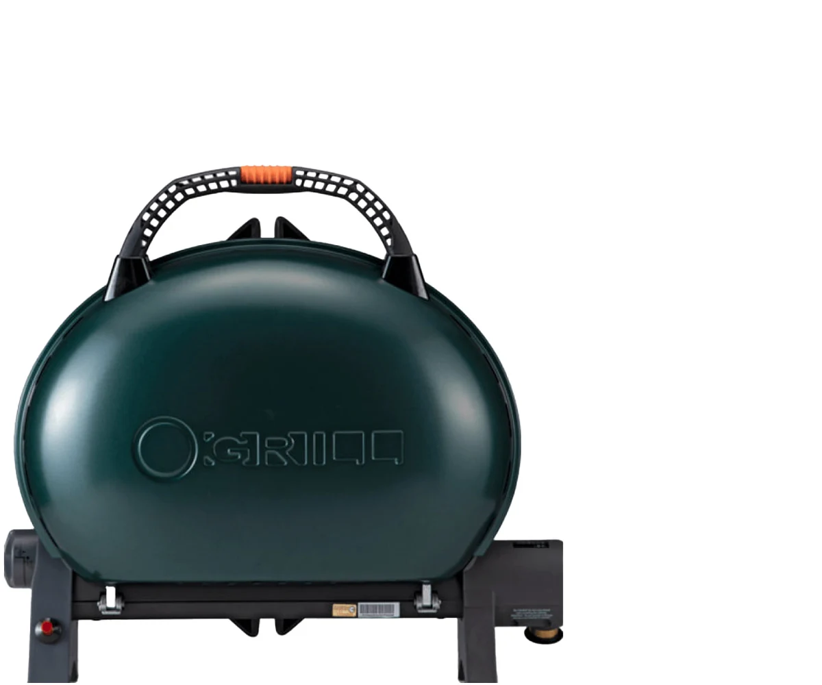 Портативний газовий гриль O-GRILL 500 58,5x21,5x56,7 см металевий зелений