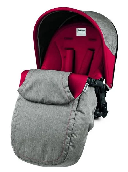 Прогулянковий блок Peg-Perego Pop-Up MF53-DX79 червоний/сірий тканина 40х41х48 см 2,8 кг