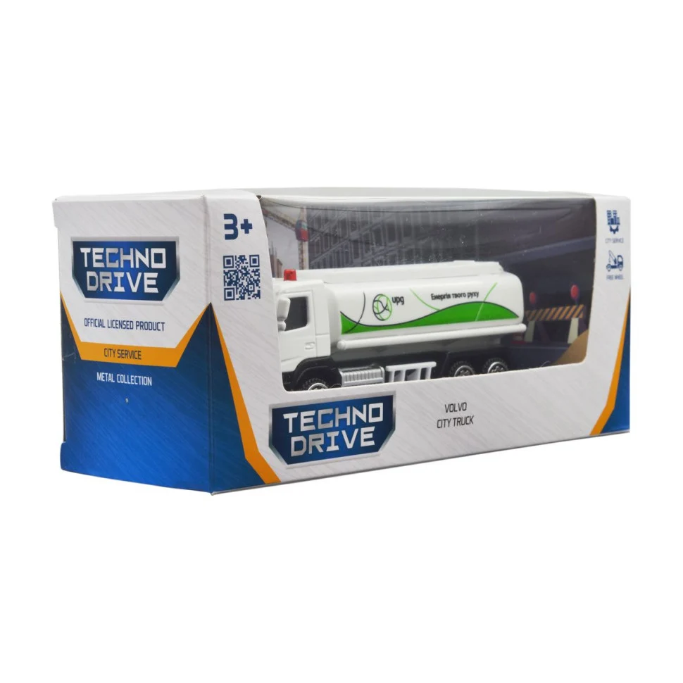 Автомодель VOLVO ГАЗОВОЗ UPG TechnoDrive 250301 11 см металевий різнобарвний