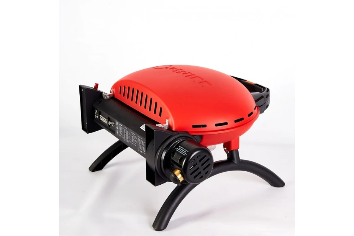 Портативний газовий гриль O-GRILL 500 58,5х21,5х56,7 см металевий червоний