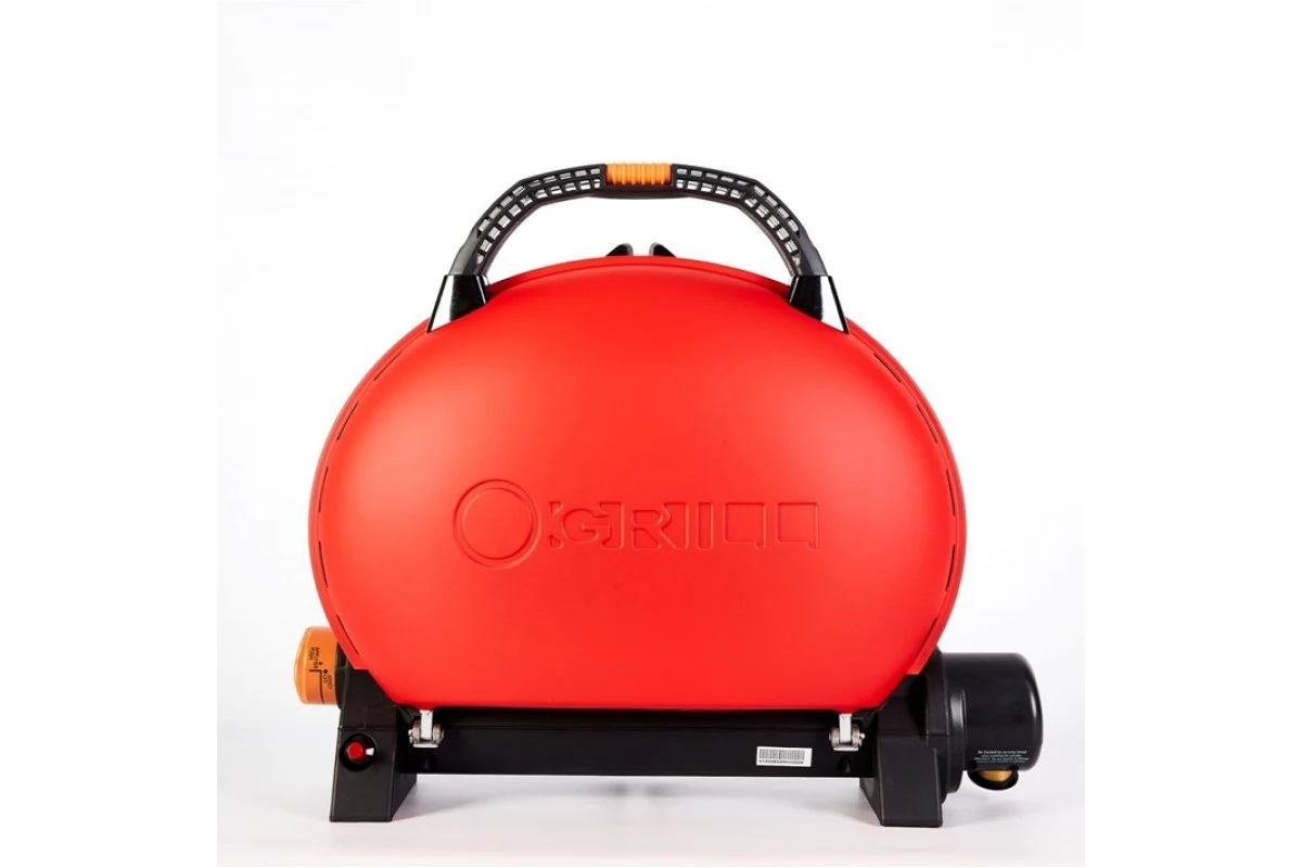 Портативний газовий гриль O-GRILL 500 58,5х21,5х56,7 см металевий червоний